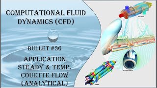 CFD Bullet 36 Couette flow with temperature Analytical [upl. by Manard]