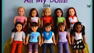 FiveDollStars All My Dolls as of 2014 [upl. by Orutra100]