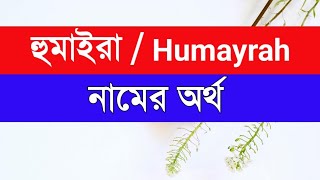 Huamayrah Namer Ortho ki  হুমাইরা নামের অর্থ কি [upl. by Utta977]