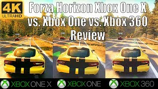 4K Forza Horizon Review  Xbox One X vs Xbox One vs Xbox 360  Forza Horizon Xbox One x Enhanced [upl. by Ilyah]