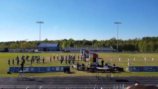 10012016  Marvin Ridge HS Marching Band performing quotMasterpiecequot in Lincolnton NC [upl. by Alisia]