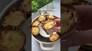 Tortilla Pizza Cones🍕🫑✨ [upl. by Navanod]