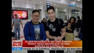 Alden Richards at Betong Sumaya ready nang magpasaya sa mga Kapuso sa Australia [upl. by Nesta319]