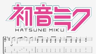 Senbonzakura  Hatsune Miku  Fingerstyle Guitar Tabs [upl. by Aynod]