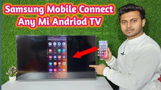 Samsung phone connect to android tv  android tv me Samsung phone kaise connect kare [upl. by Dominus]