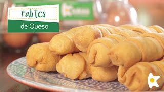 PALITOS DE QUESO  Recetas Huevos Kikes [upl. by Melva267]