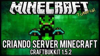 TutorialCriando Server Minecraft 152 Craftbukkit [upl. by Yurt334]