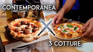 La PIZZA PIU BUONA DITALIA pizza CONTEMPORANEA vs pizza 3 COTTURE  PIZZA BATTLE ep1 [upl. by Letty]