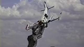 Rare 1994 Robosaurus Airshow event he eats a plane  Kalamazoo Michigan [upl. by Fusco295]