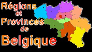 La Belgique et ses régions provinces chefslieux [upl. by Ruthanne]