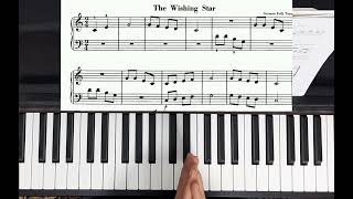 39 Piano Lesson Learning John Thompsons Grade 2   wishing stars [upl. by Ainahtan704]