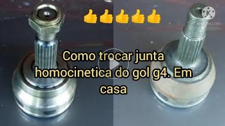 como trocar junta homocinetica do gol g4 em casa [upl. by Lux]