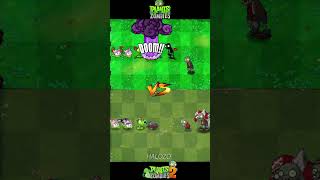 Pvz vs pvz 2  Doom Shroom Cattail Repeater Plant Team Vs All Star zombie Team shorts [upl. by Alaric]