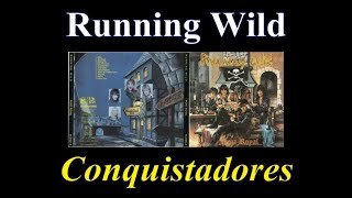 Running Wild  Conquistadores  Lyrics  Tradução ptBR [upl. by Arnoldo]