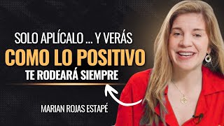 ¡El SECRETO está AQUÍ HAZ ESTO y Atraerás Cosas Buenas a tu Vida  Marian Rojas Estapé [upl. by Llehsam]