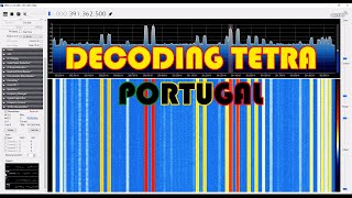 Decoding TETRA Portugal  Windows 10 [upl. by Nlyak]