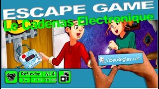 Vidéorègle Jeu de Société quot Escape Game Le cadenas électronique quot par Yahndrev 614 [upl. by Llesram]