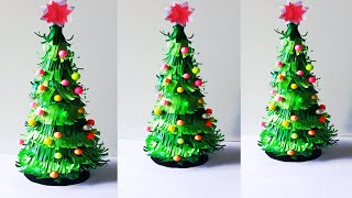 Simple and easy christamas tree 🎄🎄🎅🏻 merrychristmashowtomake KHSartcraftpapercraft [upl. by Drahsir515]