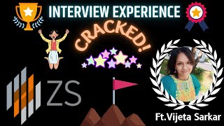 ZS Associates  Preparation Strategy amp Interview Process  FT Vijeta Sarkar [upl. by Liddie]