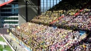 Dortmund Fans singen Bayern Lied Ein Schuss kein Tor die Bayern [upl. by Ardnaskela]