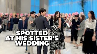 Song Joong Ki and Wife Spotted at His Sisters Wedding [upl. by Levey652]