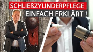 Schließzylinder pflegen  Was tun wenns klemmt [upl. by Uke]