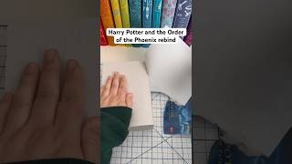 Harry Potter 5 rebind harrypotter bookbinding harrypotterandtheorderofthephoenix rebinding [upl. by Emmy]