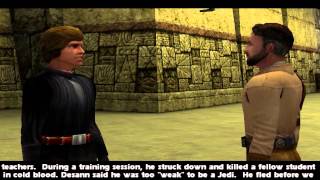 Star Wars Jedi Knight II Jedi Outcast  Chapter 4  Yavin IV Temple Cutscenes [upl. by Moser]