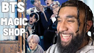 BTS 방탄소년단 Magic Shop Official MV  REACTION [upl. by Fortunna]