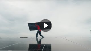 De zonnepanelen zijn geplaatst in de Brugse zonnetuin [upl. by Atinej39]