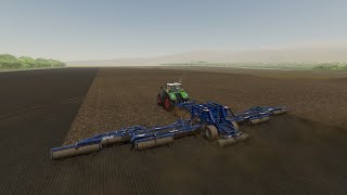 FS 22 Fair Oaks Farm  30  Planting Sunflowers Rolling the Seedbed  Farming Simulator 22 [upl. by Lattie]