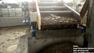 high frequency dewatering screen working video [upl. by Hose]