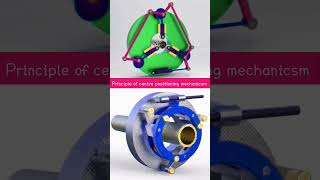 Principle of Centre Positioning Mechanicsm mechanics solidworks center [upl. by Esserac]