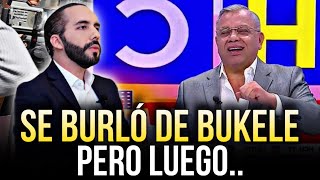 Presentador de Honduras se BURLA de Bukele en VIVO Esto le dijo [upl. by Adey481]