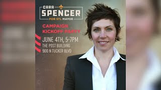 Alderwoman Cara Spencer announces candidacy for mayor of St Louis [upl. by Ytisahc]