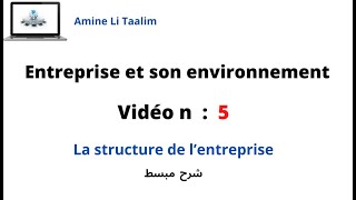 La structure de lentreprise Draija [upl. by Star]