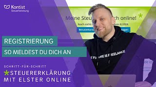 Registrierung bei ELSTER online 2022  mein Elster Tutorial  Deine Anmeldung in nur 5 Schritten [upl. by Eskill37]