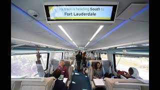 360 Video Brightline train from WPB to Ft Lauderdale [upl. by Rosie]