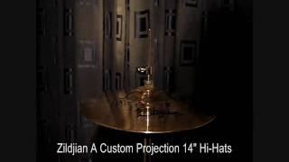 Zildjian A Custom Projection 14quot HiHats [upl. by Ronoc]