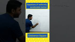 Equations of uniformly accelerated motion [upl. by Klingel]