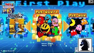 NS First Play  Namco Museum  PacMan Vs [upl. by Euqininod]