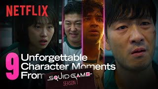 9 Unforgettable Moments from Squid Game Season 1  Netflix [upl. by Lotsirb]