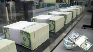 American Money Factory💵 US Dollar Banknotes Production process – How is a dollar made 100 [upl. by Glass167]