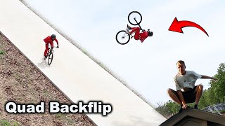 Worlds First MTB Quadruple Backflip [upl. by Anitsahs556]