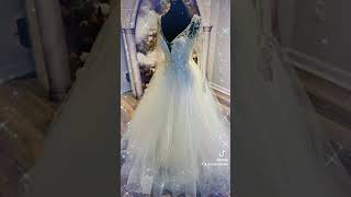 How beautiful is this Casablanca Bridal 2395 Wedding Dress 👰 Watch the full video for more details [upl. by Lyrrehs872]