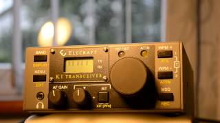 ELECRAFT K1 QRP CW HF TRANSCEIVER BANDS 40 30 20 amp 10 Meters [upl. by Grunenwald]