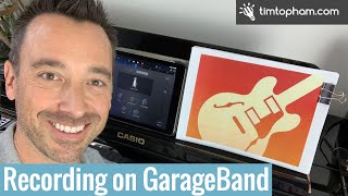 How To Record Live Piano on GarageBand for the iPad [upl. by Htbazile]