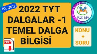 DALGALAR 1  TEMEL DALGA BİLGİSİ  KONU ANLATIMI VE SORU ÇÖZÜMÜ [upl. by Pascasia651]