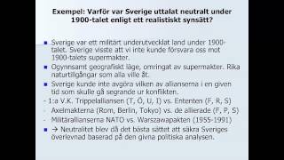 Perspektiv2 RealismenInternationella Relationer [upl. by Leugimesoj]