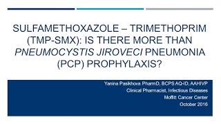 TrimethaprimSulfamethoxasole Its Role in Nocardiosis  Yanina Pasikhova PharmD [upl. by Lisabeth]